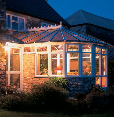 uPVC conservatory - White