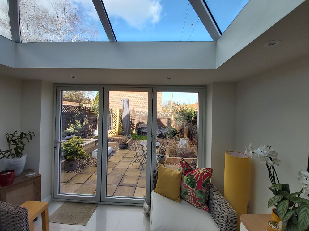 glass conservatory roof