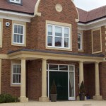 uPVC sash windows in white