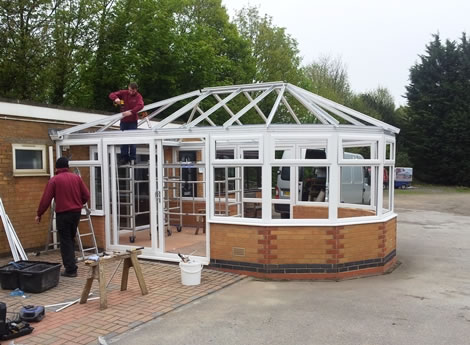 uPVC conservatory frame