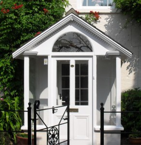 upvc white Front porch